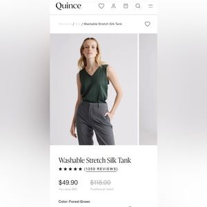 Quince Silk Classic Tank